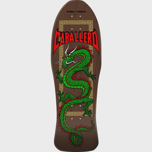 POWELL PERALTA CAB - CHINESE DRAGON '20' BROWN STAIN DECK - 10"