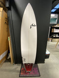 2nd Hand Rusty Big Cat, 7'4, 50L w fins