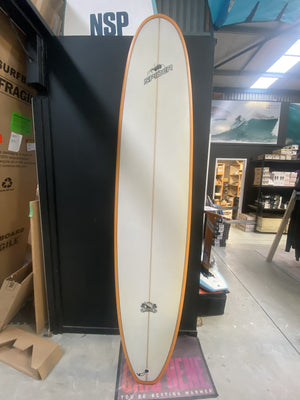 2nd Hand Spider Longboard with fins 8'6, approx 65L