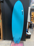 2nd Hand Torq Fish, 7'2, 52L w/ fins & leash