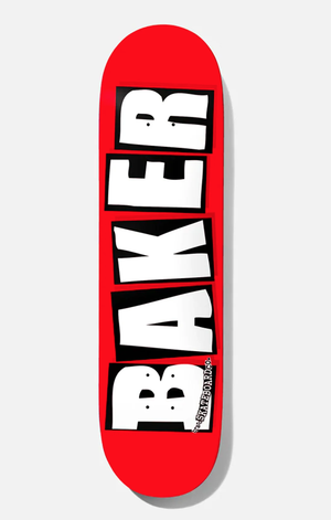 Baker - Brand Logo White/Red 8.25