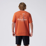 RIVVIA : POWER FADE T-SHIRT : TERRACOTTA