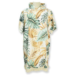 Sticky Johnson Hooded Towel - Floral Palm Wave