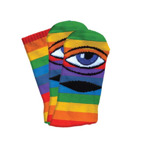 Toy Machine Sect Eye Rainbow Multi Socks