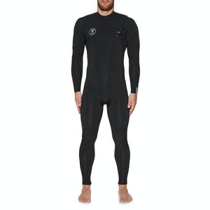 Vissla Mens 7 Seas 4/3mm Steamer - Black with Jade